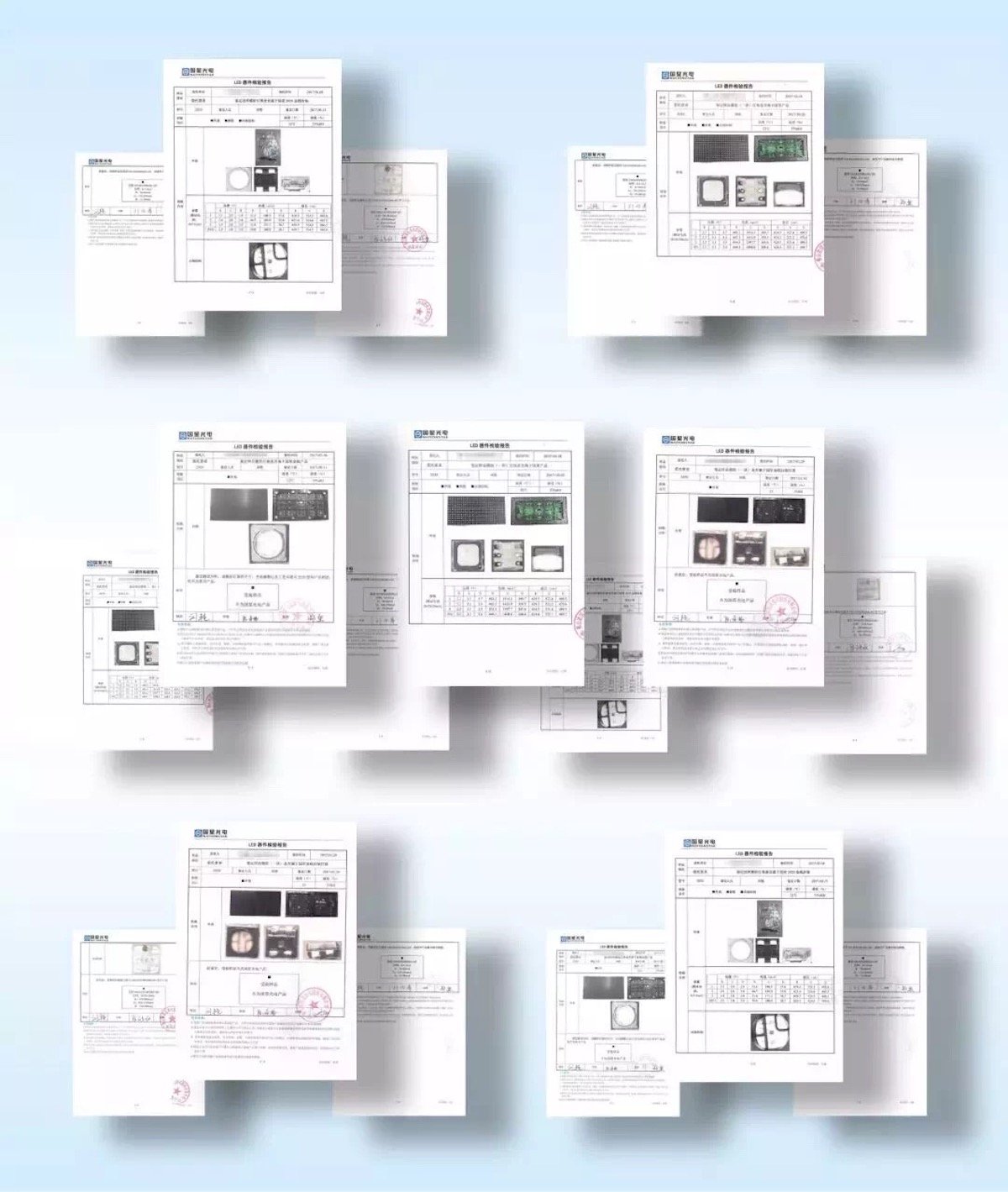 Nationstar LED Test reports