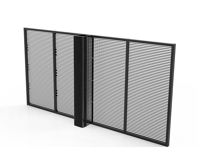 Glass LED display