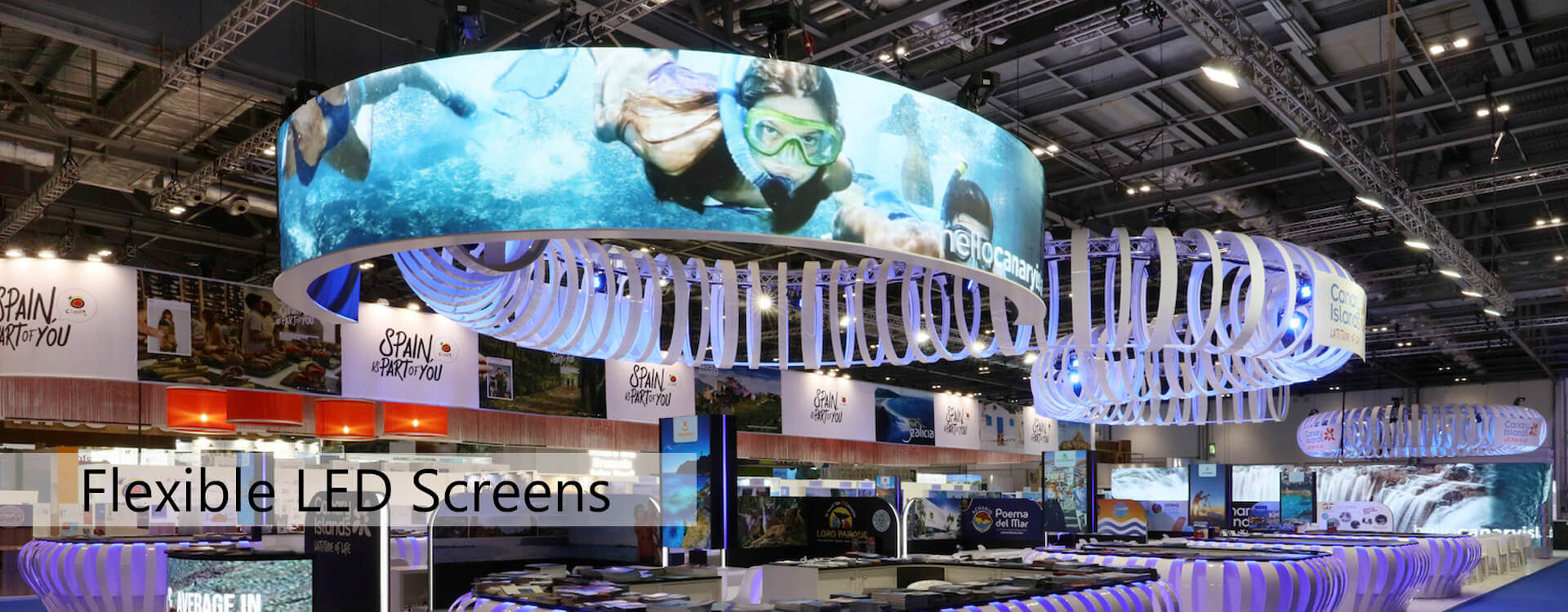 Flexible led screen