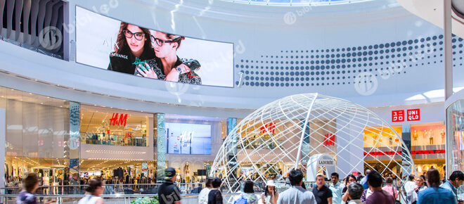 Shopping mall led display