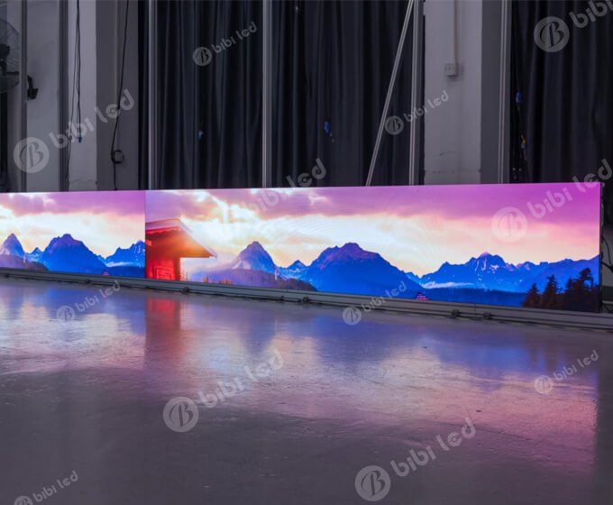 Fine pixel pitch led screen