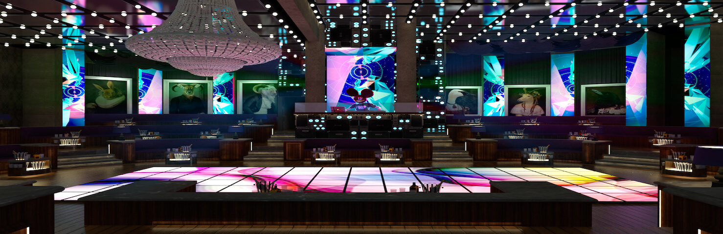 Led screen bar store