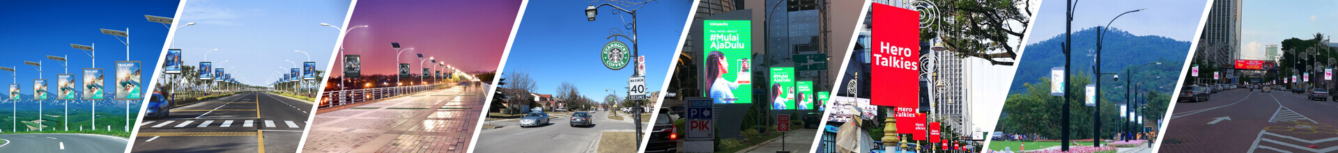 Pole led screen