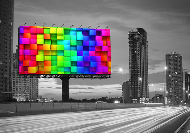 Outdoor shop led billboard