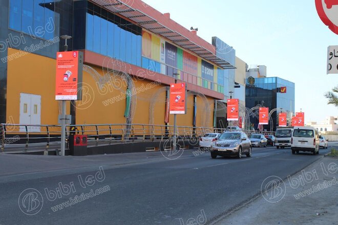Pole led screen