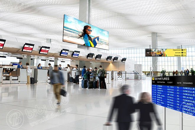 advertising led screen for airport