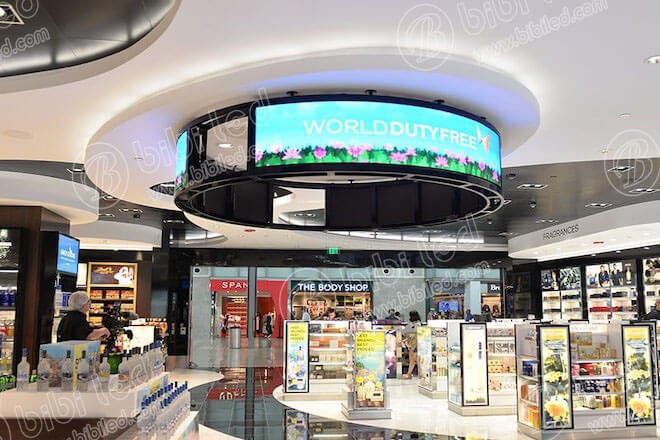 flexible led screen for airports
