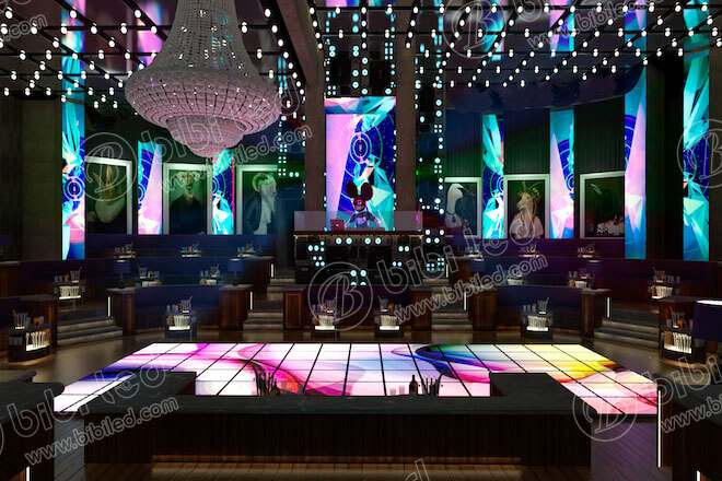 floor led screen for bar