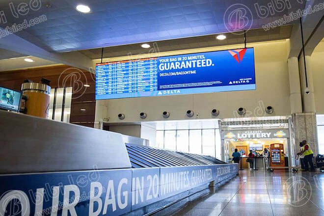 indoor led screen for airport