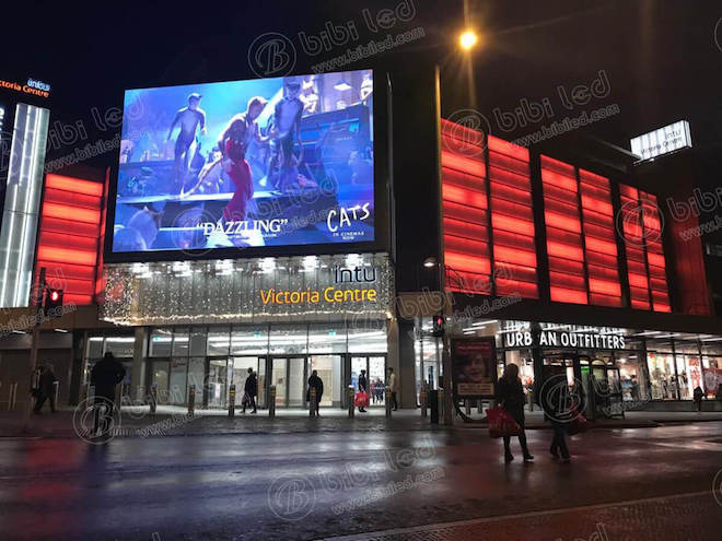 led screen for bar entrance