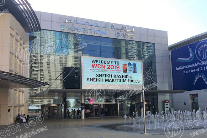 outdoor led screen for exhibition